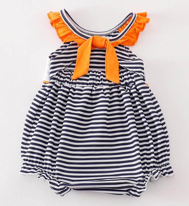 WAR EAGLE Embroidered Stripe Girl Bubble