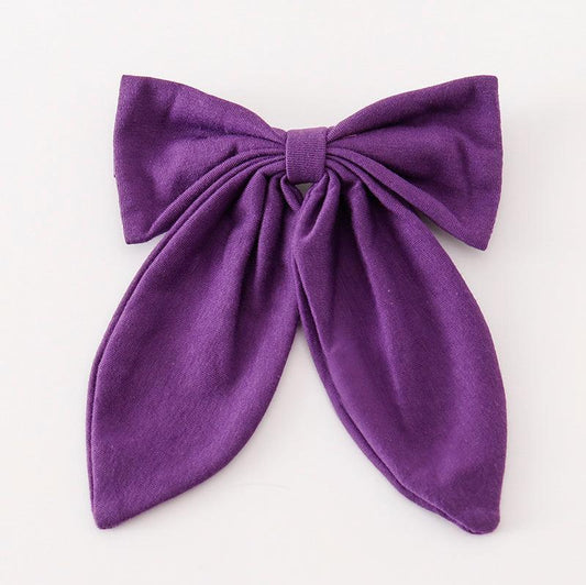 Purple Hair Bow