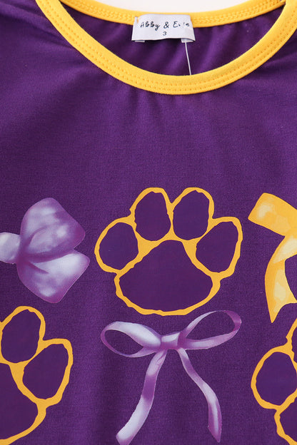 LSU Tigers Print Girl Top