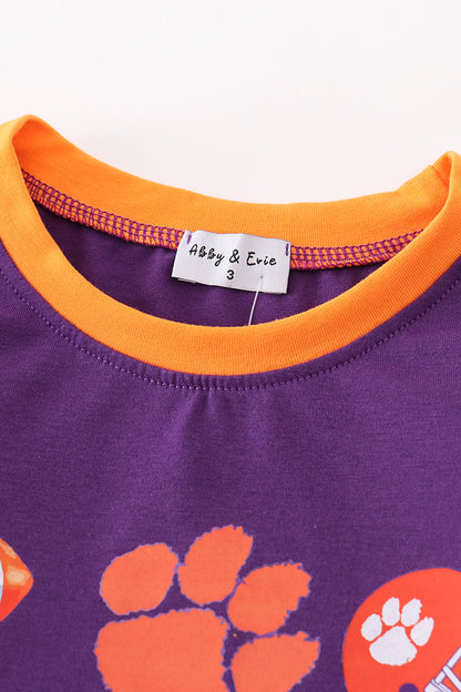 Tigers Football Print Boy Top