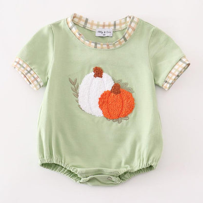 Sage Pumpkin French Knot Boy Bubble