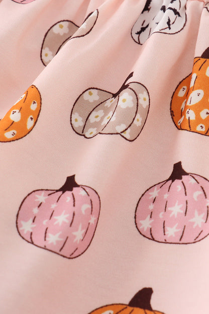 Pink Pumpkin Baby Girl Set