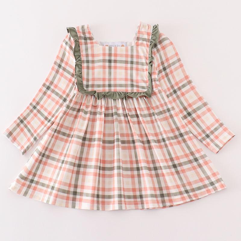 Green Plaid Girl Top