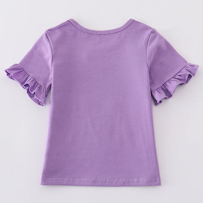 TS 1989 Print Girl Purple Top