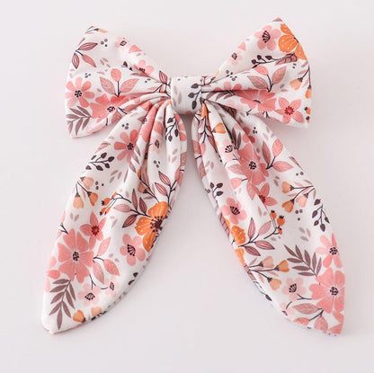 Lala Floral Print Hair Bow