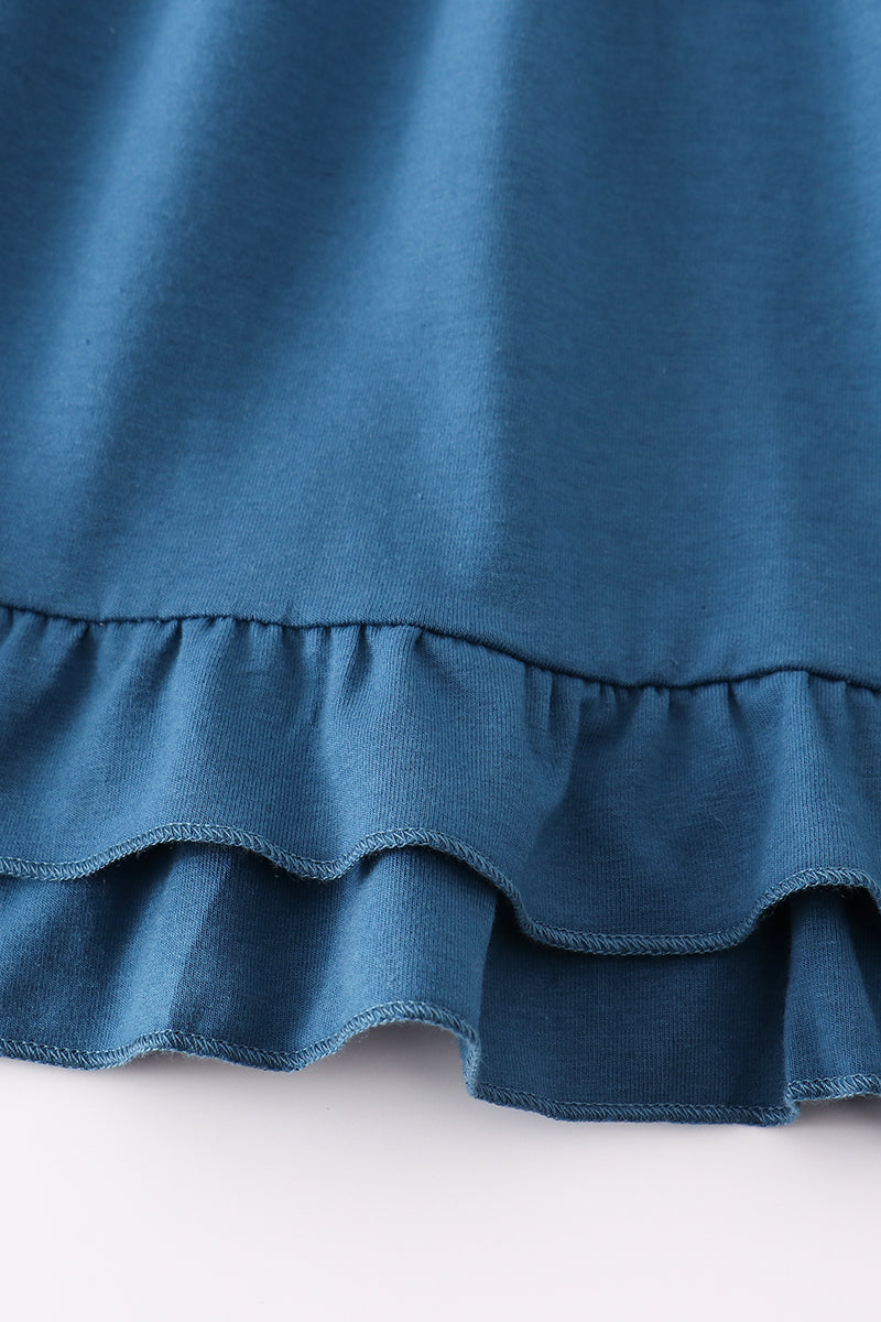 Jamie Blue Ruffle Dress