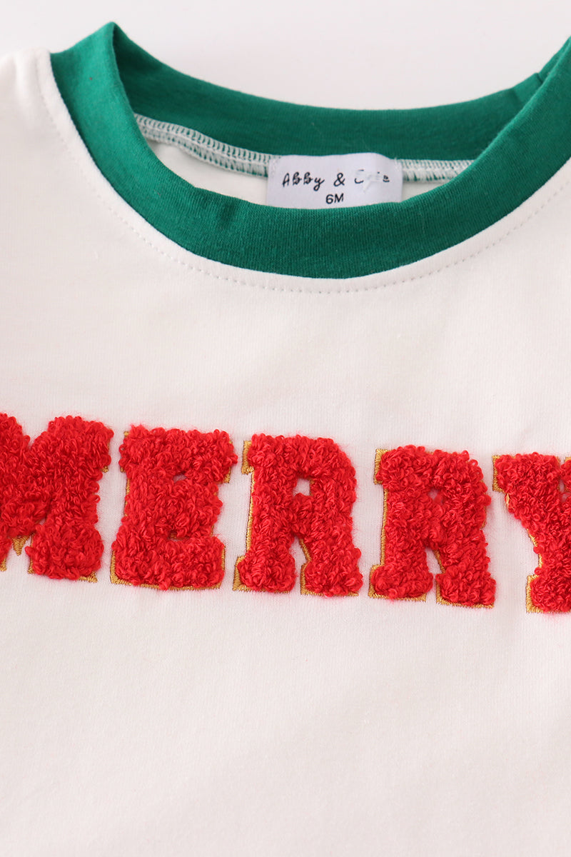 Red Merry French Knot Baby Bubble