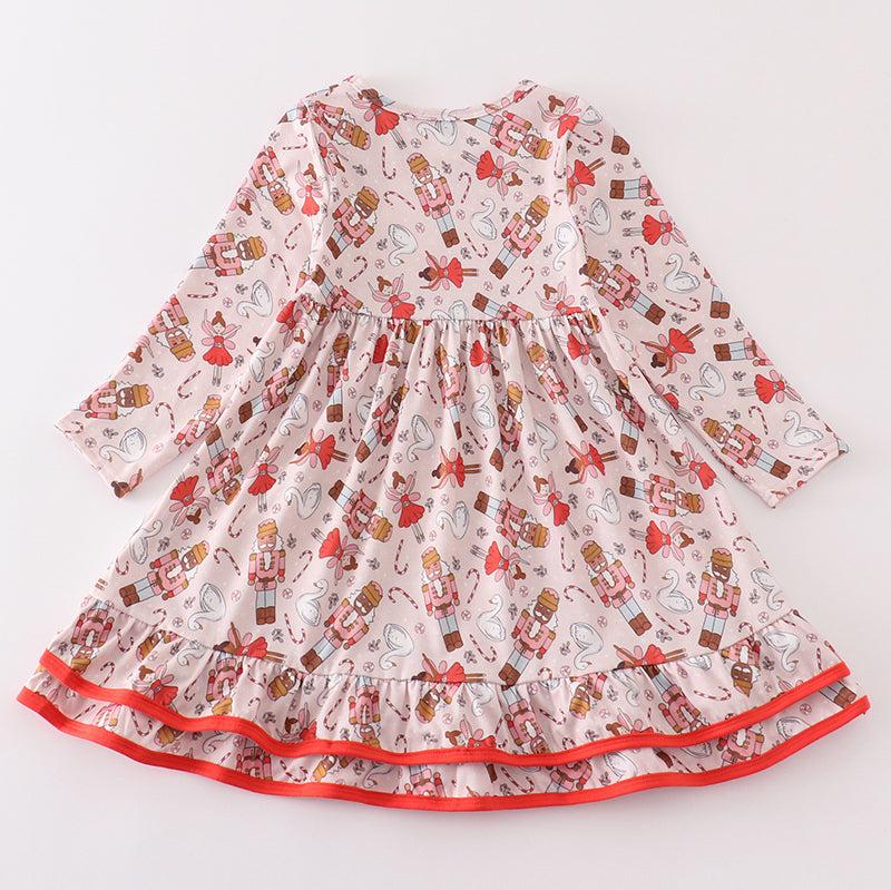 Red Nutcracker Girl Dress