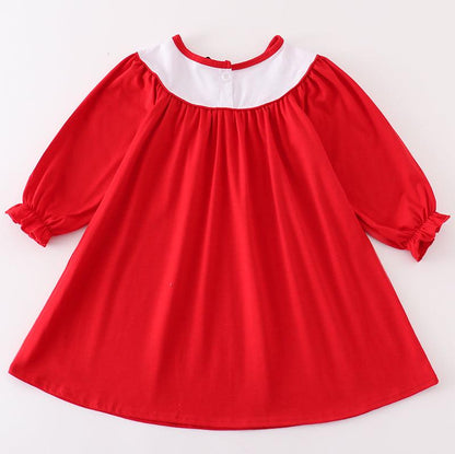 Red Christmas Holly Bishop Dress