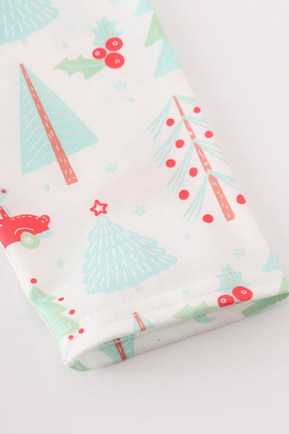 Christmas Car Print Dress