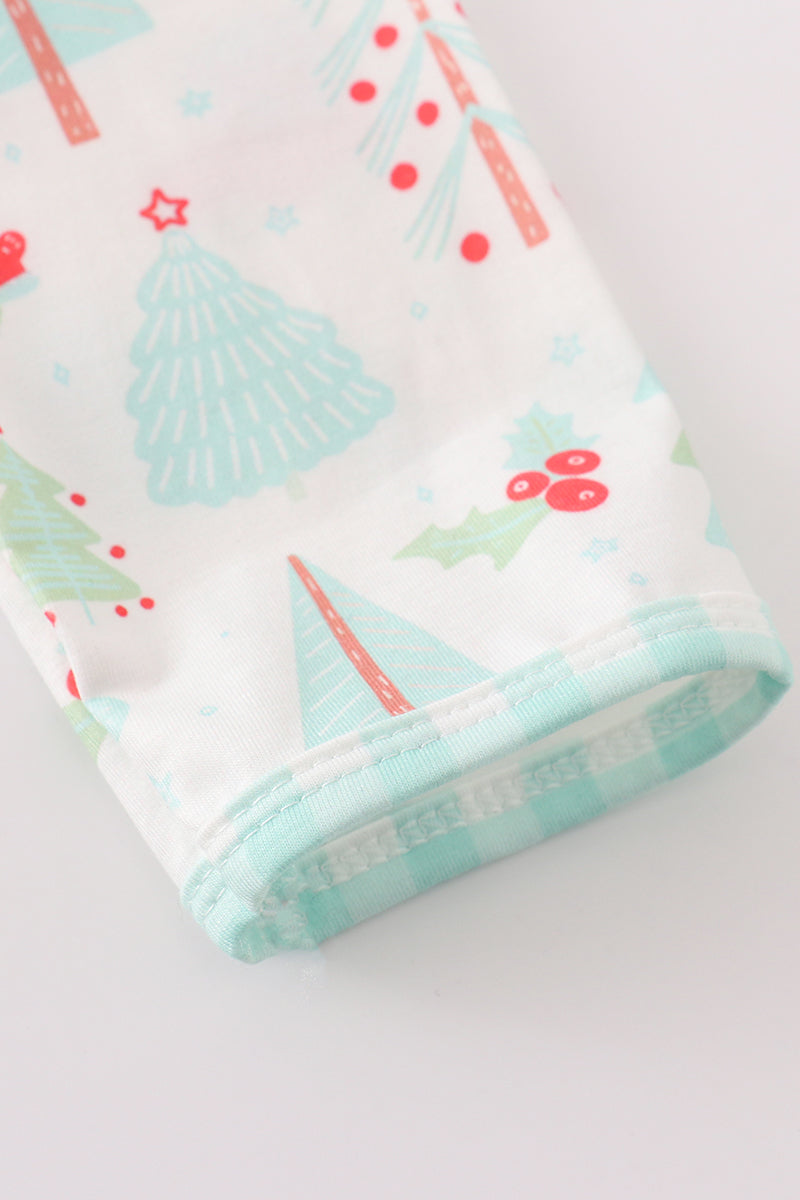 Christmas Car Print Girl Set