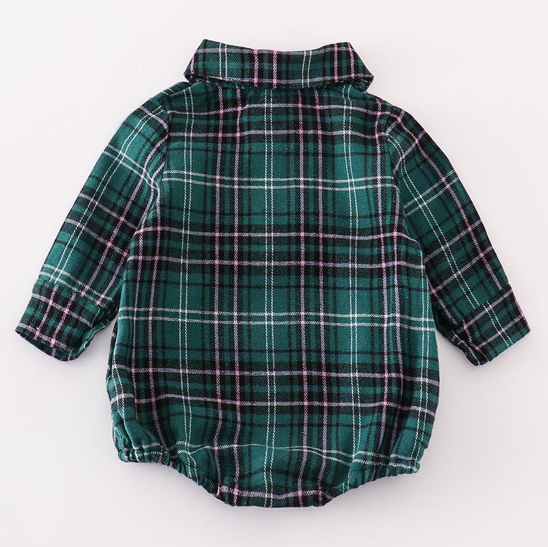 Grady Green Plaid Button Down Bubble