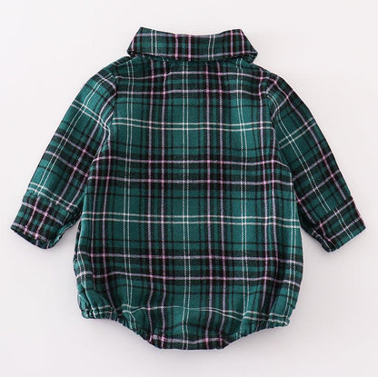 Grady Green Plaid Button Down Bubble