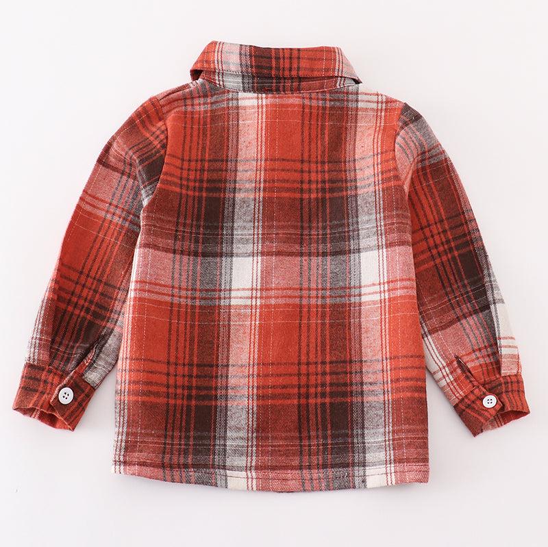 Gibson Rust Plaid Button Down Shirt