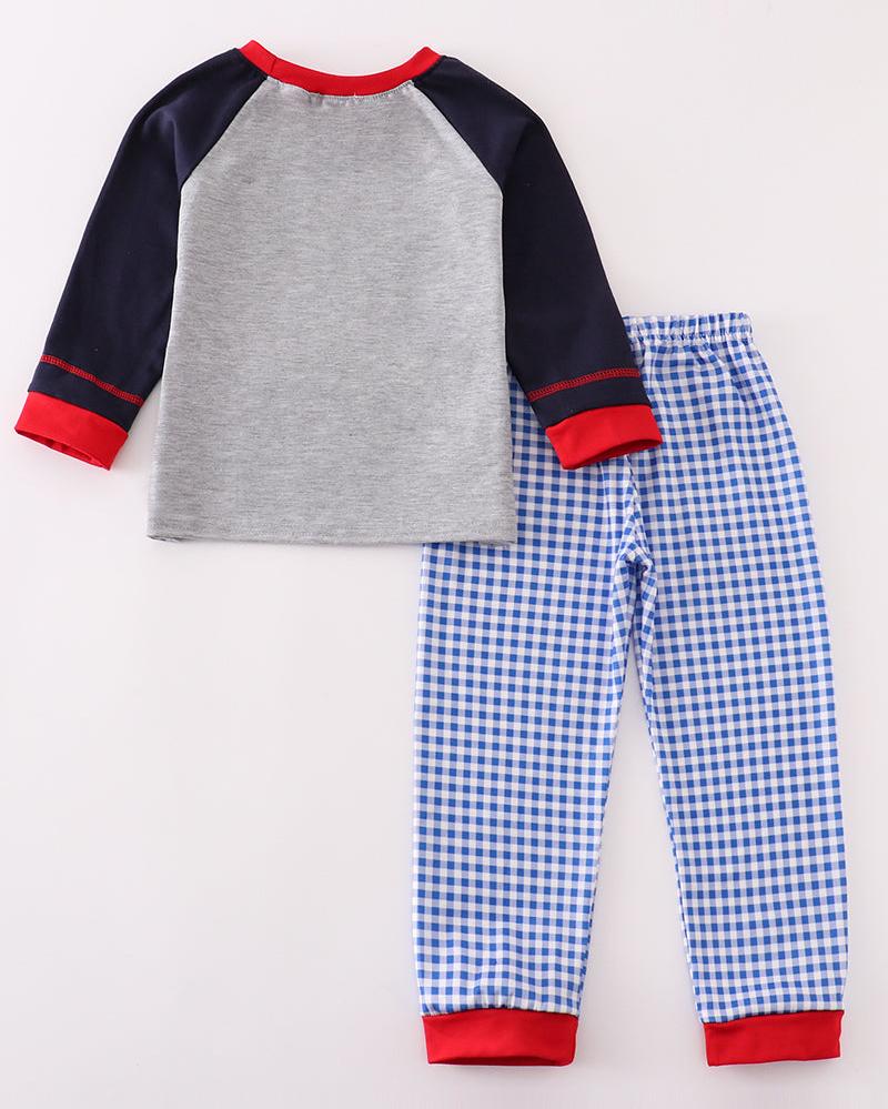 Toolbox Applique Boy Pants Set