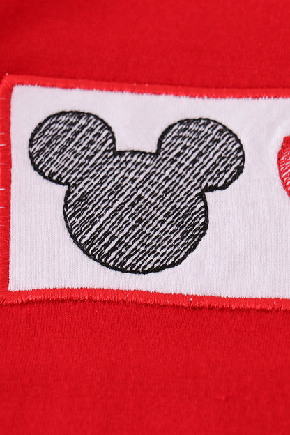 Red Heart Character Embroidered Boy Set