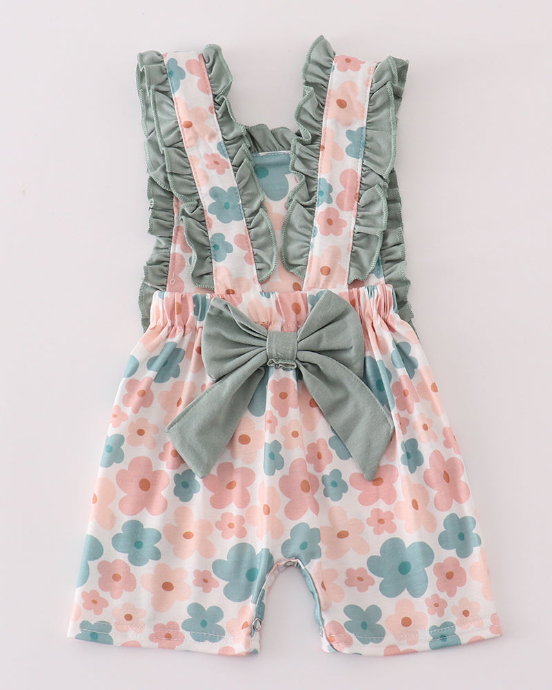 Nora Green Floral Print Girl Romper