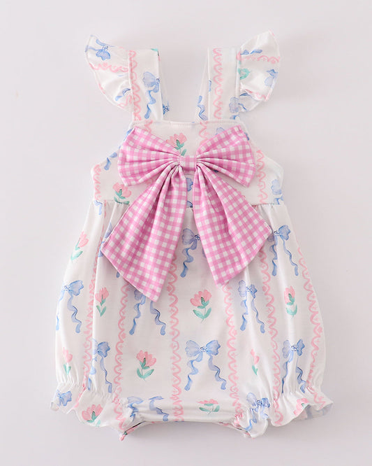 Gretchen Floral Bow Girl Bubble