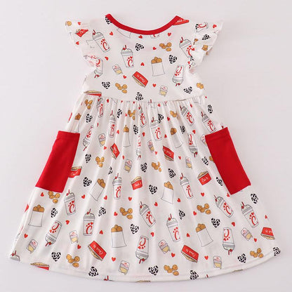 Lord's Chicken Heart Print Dress