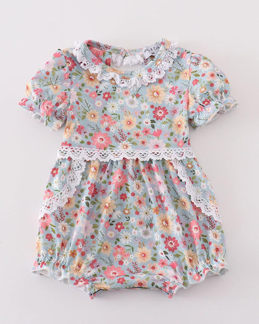 Greta Daisy Print Girl Bubble