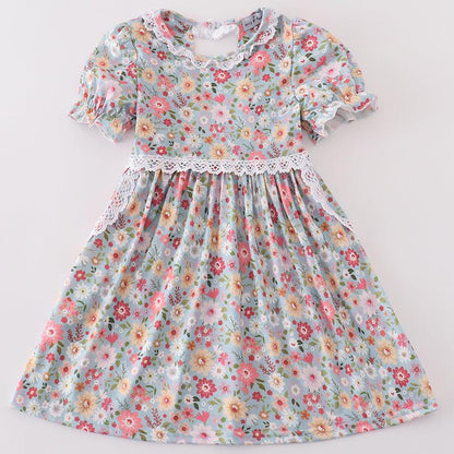 Greta Daisy Print Mom+Me Dress