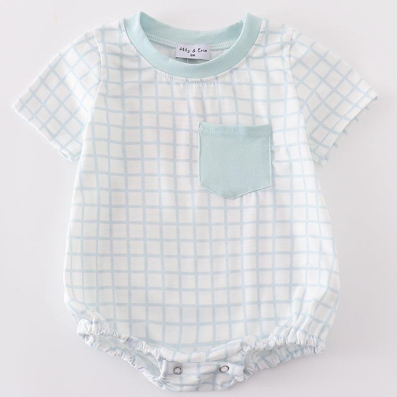 Drake Blue Checkered Boy Bubble