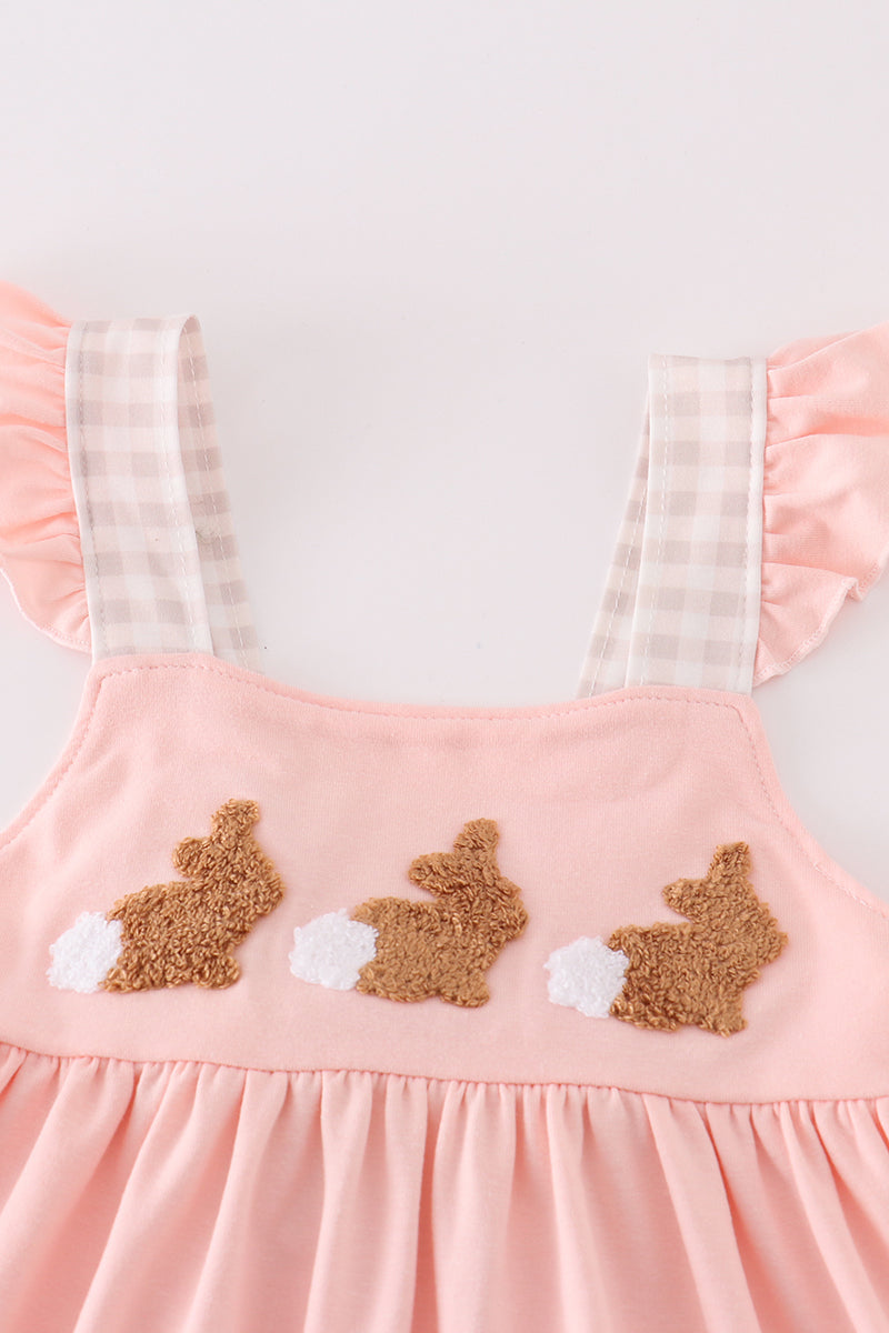 Bunny French Knot Pink Dress