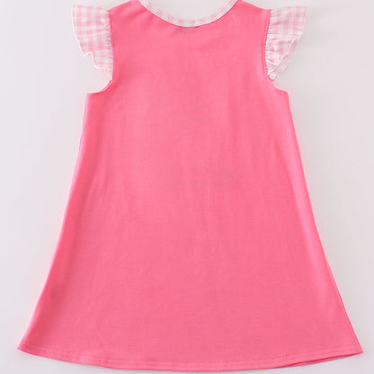 Carousel Applique Pink Dress