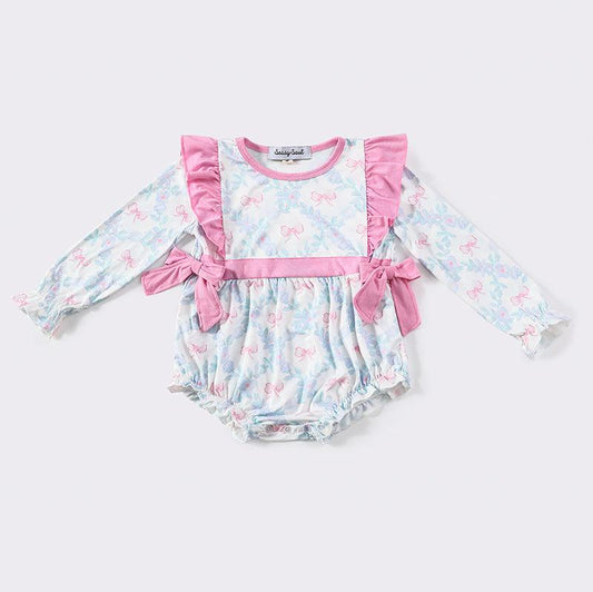 Paris Pink Bows Print Bubble