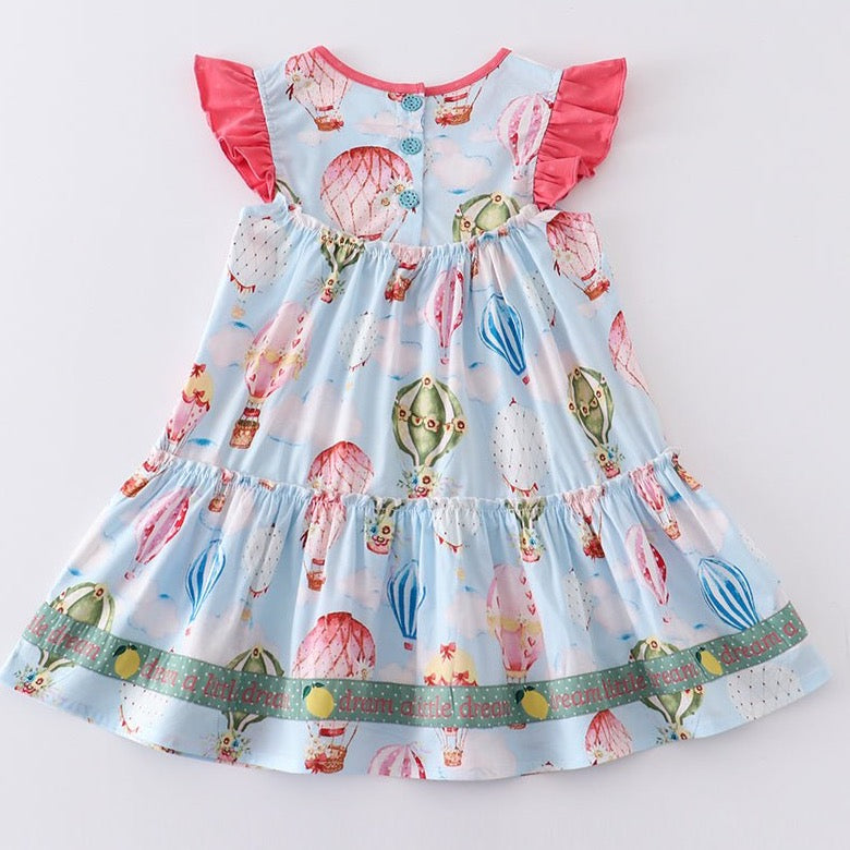 Amora Balloon Print Ruffle Tiered Dress - Gibs+Grady