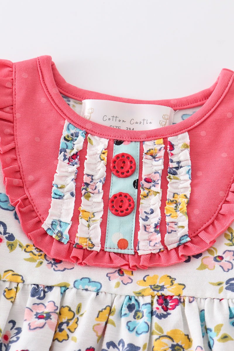 Amora Floral Print Baby Girl Set - Gibs+Grady