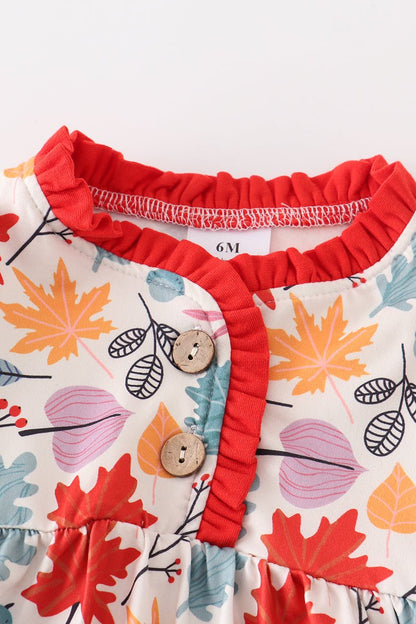 Autumn Print Baby Gown - Gibs+Grady