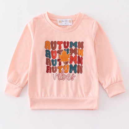 Autumn Vibes Coral Girl Top - Gibs+Grady