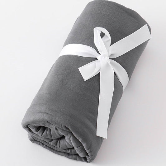 Baby Bamboo Swaddle Blanket - Charcoal - Gibs+Grady