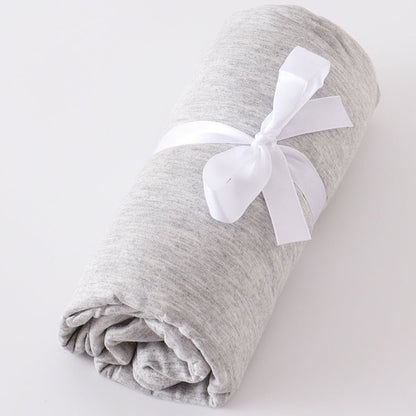 Baby Bamboo Swaddle Blanket - Grey - Gibs+Grady