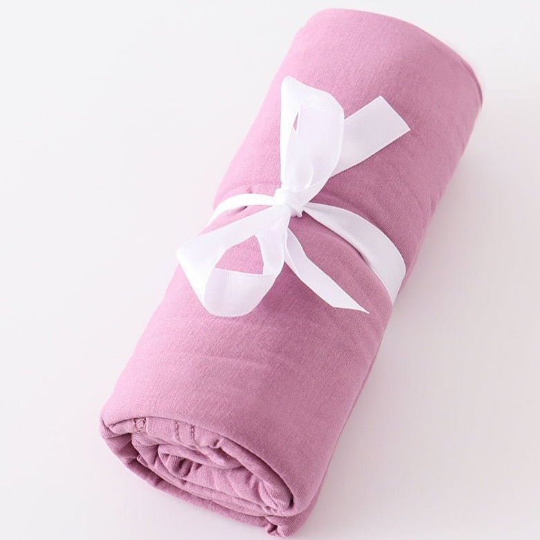 Baby Bamboo Swaddle Blanket - Lilac - Gibs+Grady