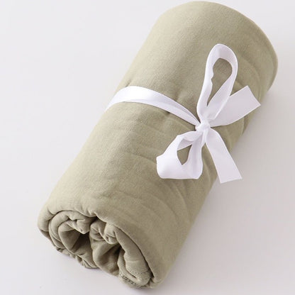 Baby Bamboo Swaddle Blanket - Olive - Gibs+Grady