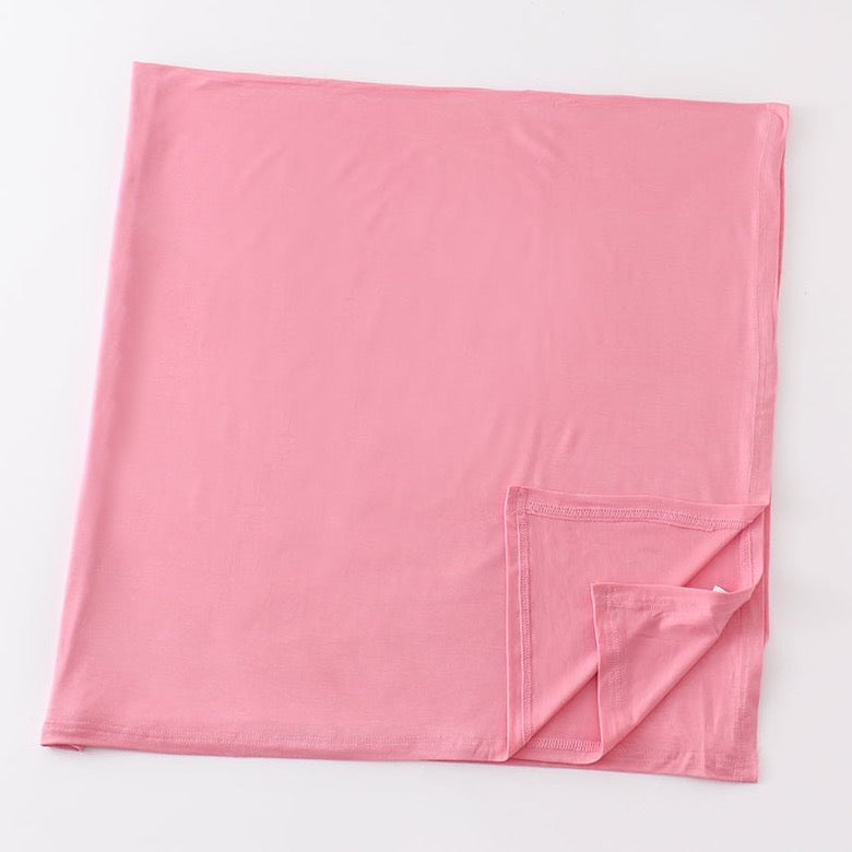 Baby Bamboo Swaddle Blanket - Pink - Gibs+Grady