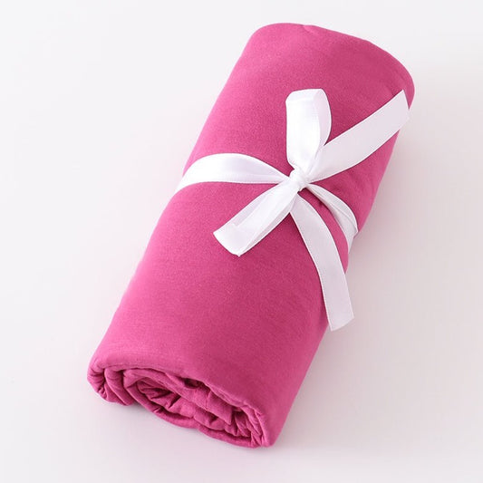 Baby Bamboo Swaddle Blanket - Rose - Gibs+Grady