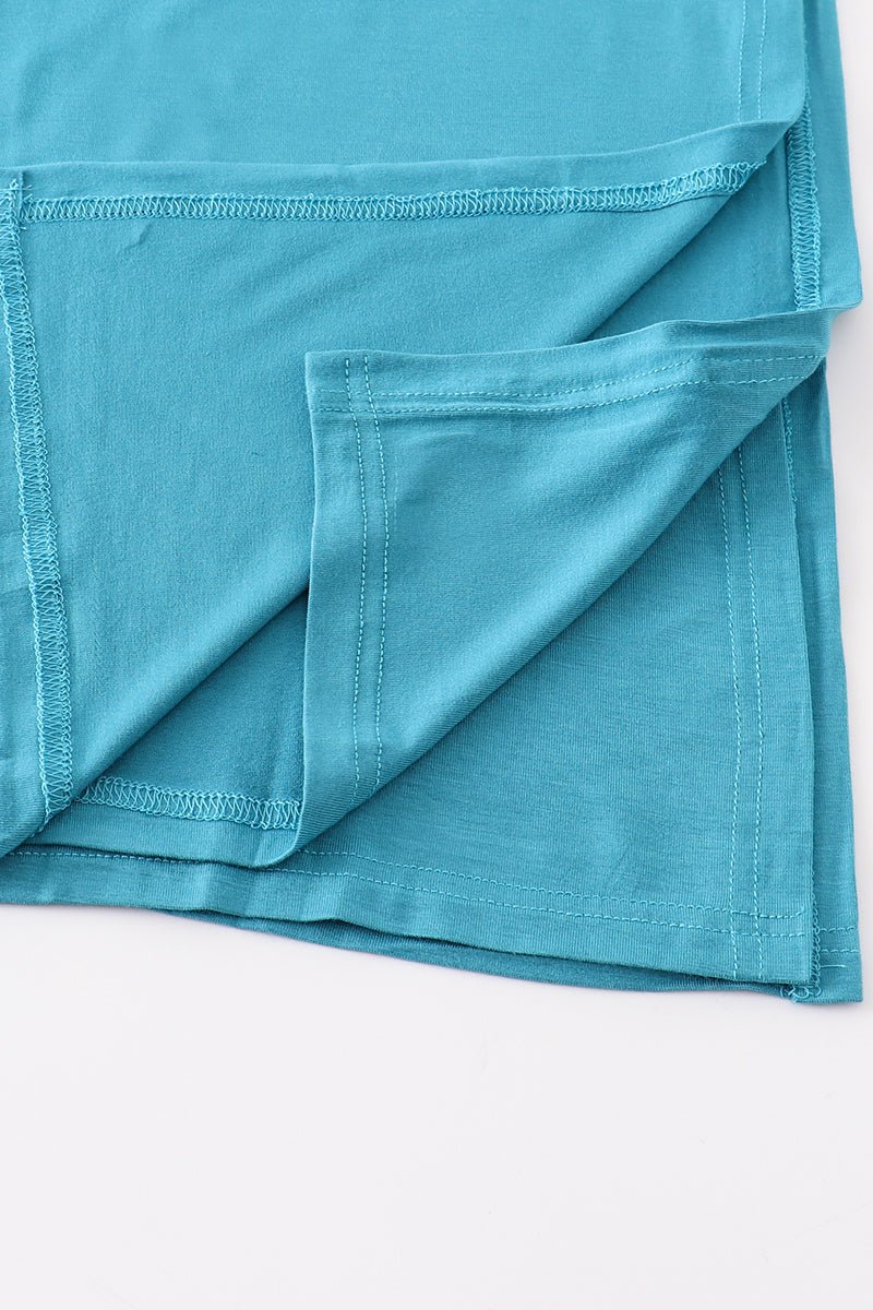 Baby Bamboo Swaddle Blanket - Turquoise - Gibs+Grady