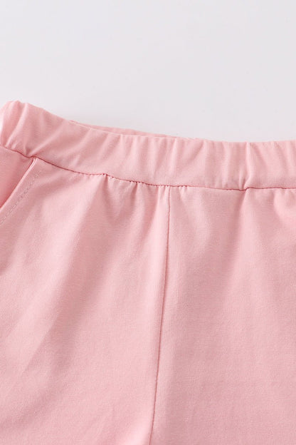 Basic Ruffle Shorts - Pink - Gibs+Grady