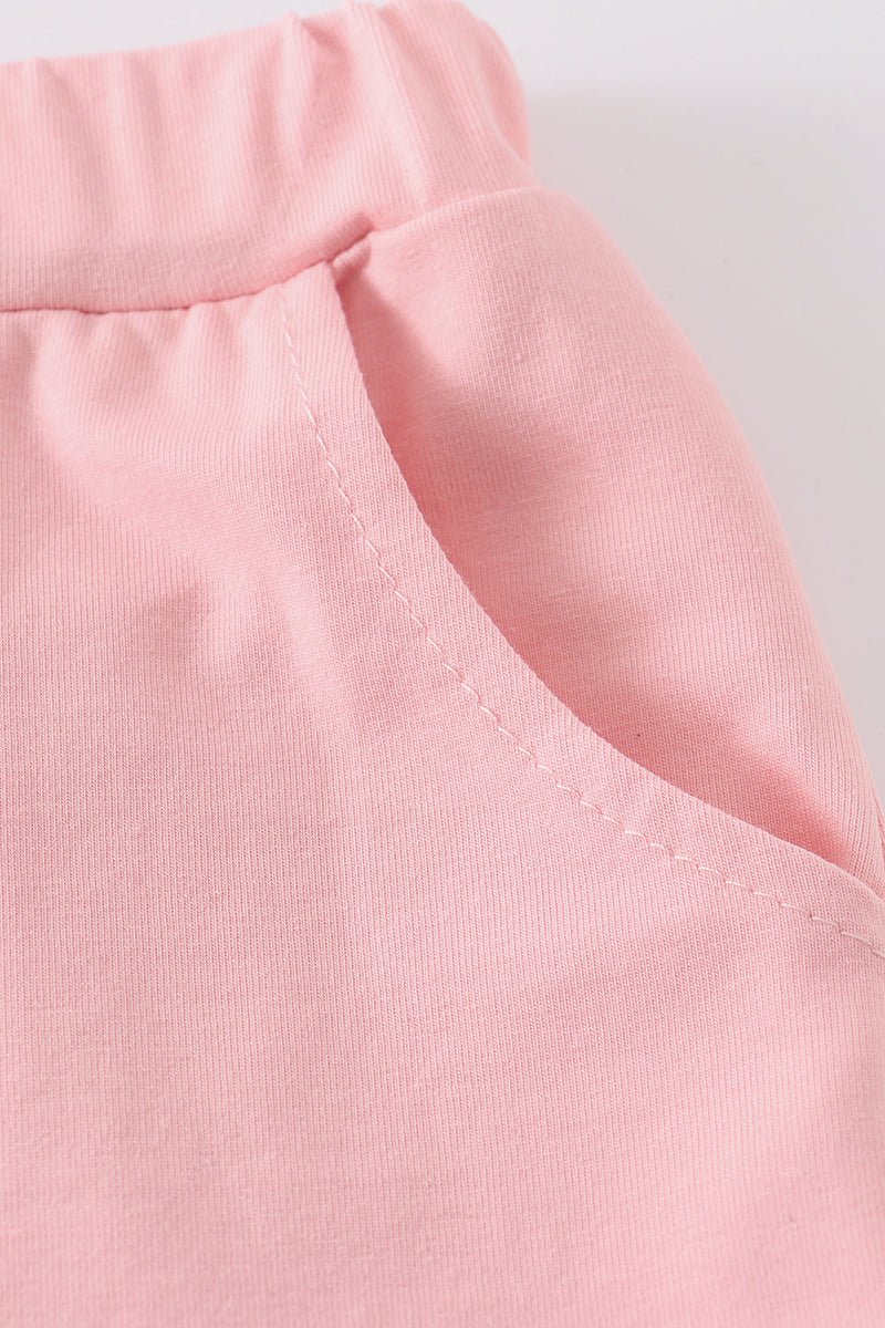 Basic Ruffle Shorts - Pink - Gibs+Grady