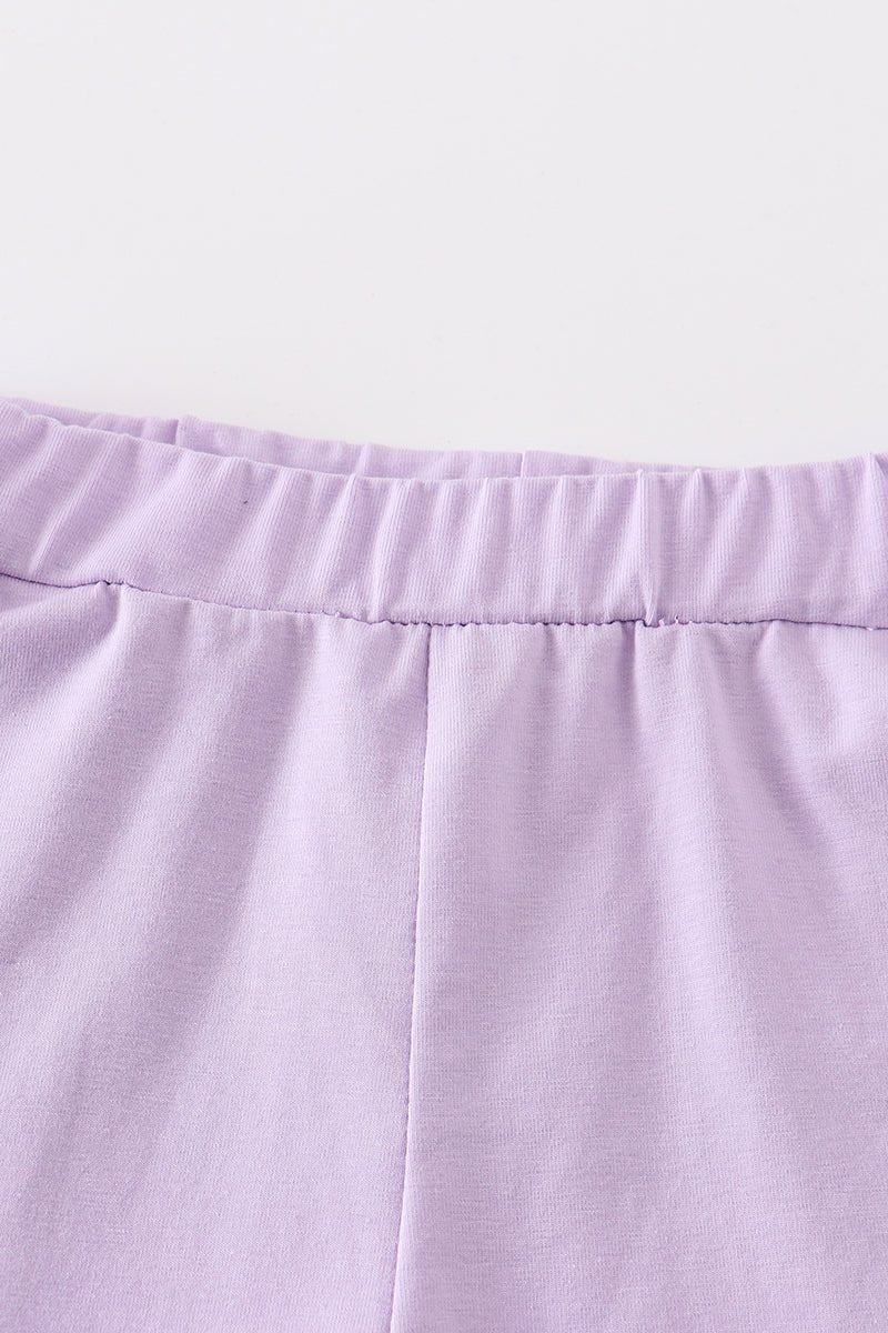 Basic Ruffle Shorts - Purple - Gibs+Grady