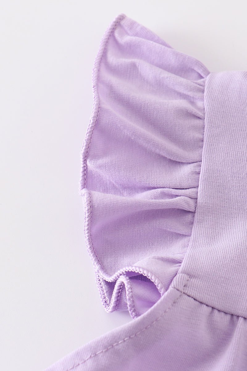 Basic Ruffle Top - Purple - Gibs+Grady