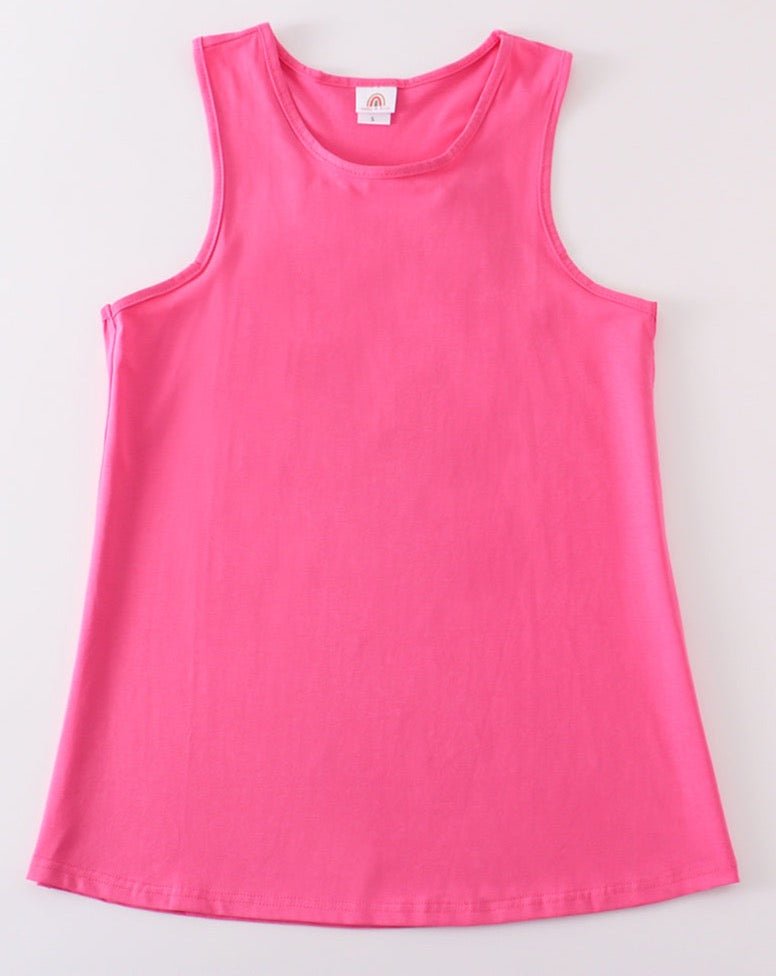 Basic Tank - Adult|Kids - Hot Pink - Gibs+Grady