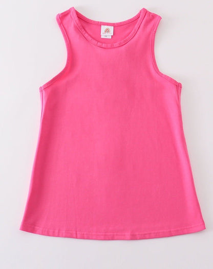 Basic Tank - Adult|Kids - Hot Pink - Gibs+Grady