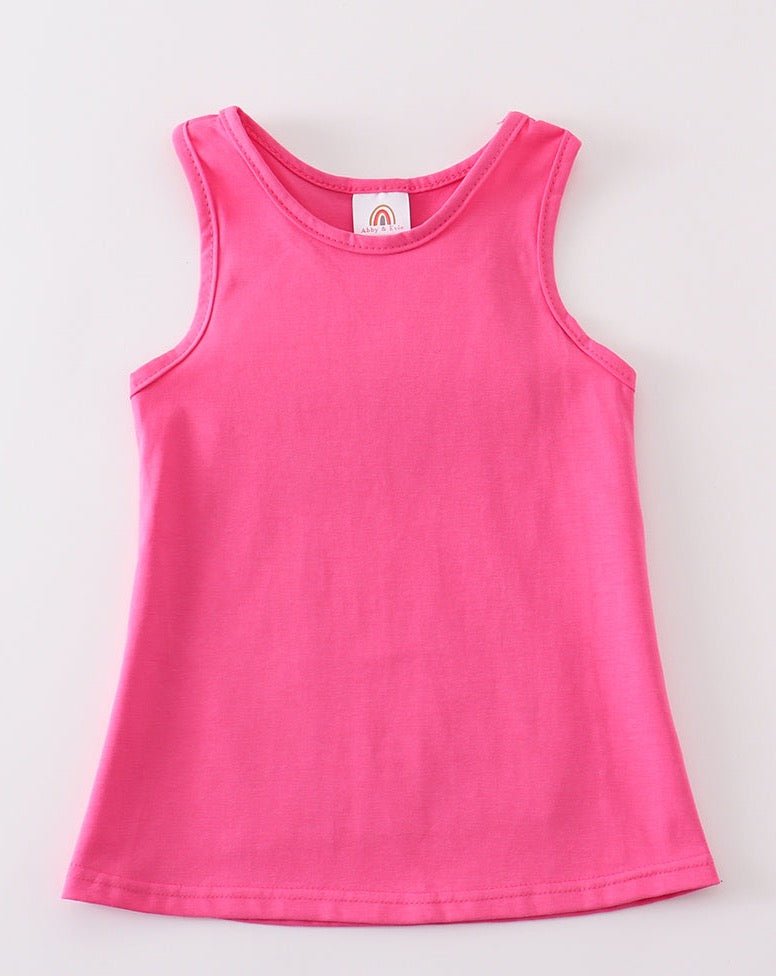 Basic Tank - Adult|Kids - Hot Pink - Gibs+Grady