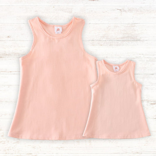 Basic Tank - Adult|Kids - Peach - Gibs+Grady