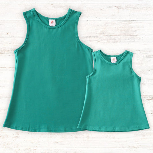 Basic Tank - Adult|Kids - Teal - Gibs+Grady