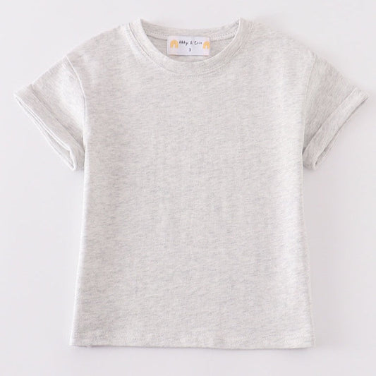 Basic Tee - Adult|Kids - Heather Gray - Gibs+Grady